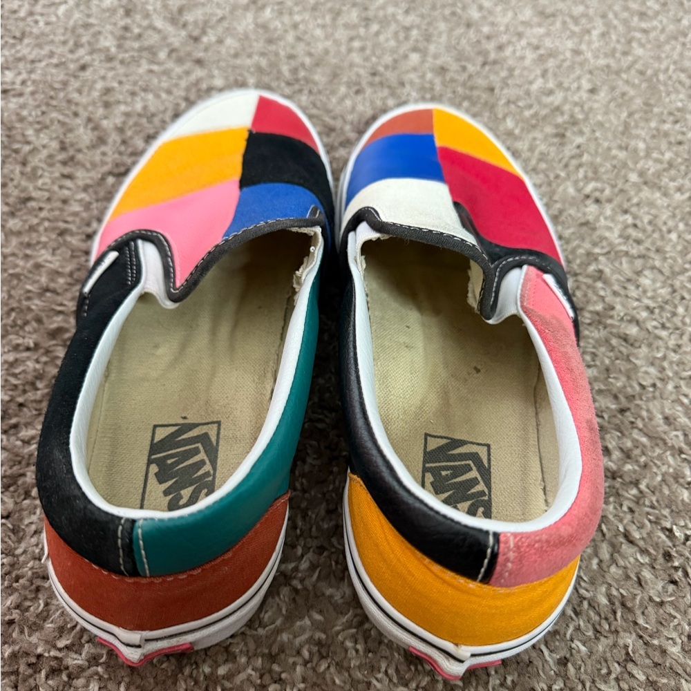 Multi Color Slip-On Vans - Picture 3 of 4